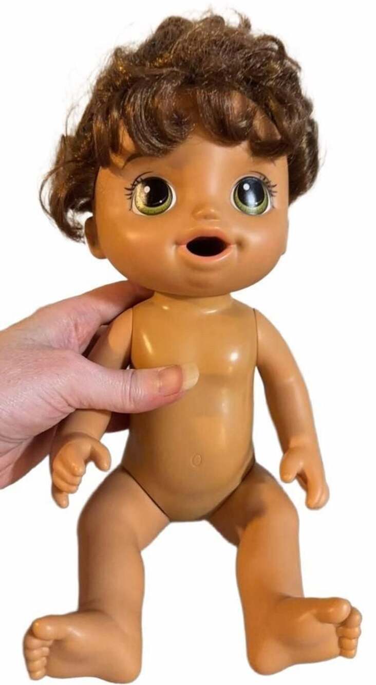 Hasbro Baby Alive Doll E8944 Brunette Interactive Baby Doll Replacement Toy